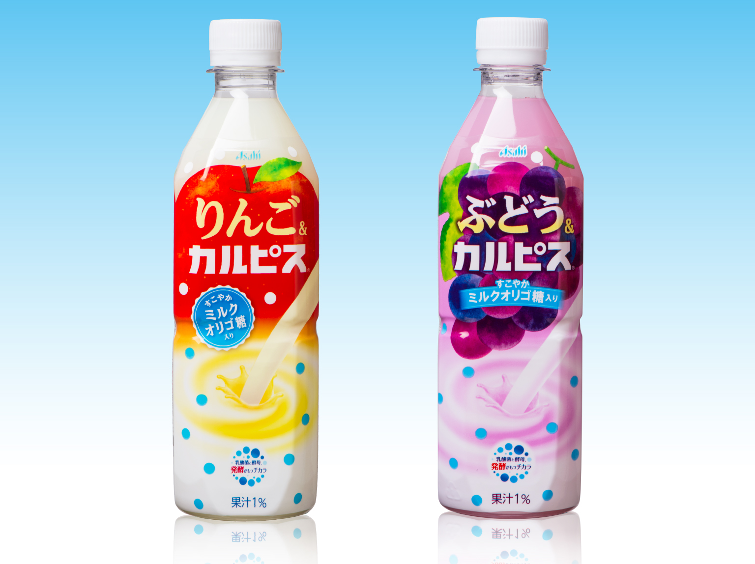 Apple & CALPIS, Grape & CALPIS